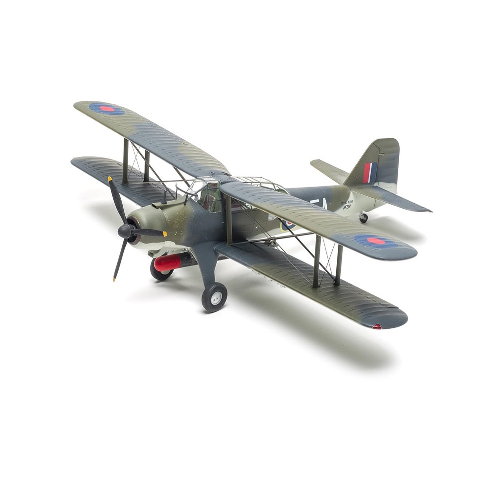FMOCHANGMDP Fighter 3D Puzzles Plastic Model Kits, 1/48 Scale Fairey Albacpre Torpedo Bomber Model, Adult Toys and Gift, 10 X 12.5Inchs