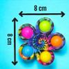 BlueMelon 4-Pack Pop It Fidget Toy Set  Includes Pop It Fidget Spinners, Square, Circle, and Circle Fidget Spinner  Fun Sensory Toys for Stress Relief and Focus view 3