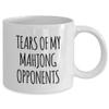 AMISK CREATIVES Mahjong Mug Tears Of My Mahjong Opponents China Mah-Jongg Gift Ideas Funny Humorous Coffee Cup Mug view 2