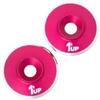 1UP Racing 820421 7075 LowPro Wing Washers, M3, Hot Pink Shine, 2pcs view 1