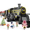 Lucky Doug Train Set Toys for Kids, Toys Train Sets for Kids Smokes, Light & Sound Include 5 Car and 22 Tracks, Train Toys for 3 4 5 6 Year Old Boys view 1