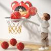 Bennol Toddlers Mini Basketball Hoop Indoor with 4 Balls, Foldable Portable Design Adjustable Height, Strong Suction Cup Indoor Toddler Basketball Hoop Gifts for 2 3 4 5 Years Old Kids Boys Girls view 1
