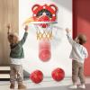 Bennol Toddlers Mini Basketball Hoop Indoor with 4 Balls, Foldable Portable Design Adjustable Height, Strong Suction Cup Indoor Toddler Basketball Hoop Gifts for 2 3 4 5 Years Old Kids Boys Girls view 2