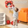 Bennol Toddlers Mini Basketball Hoop Indoor with 4 Balls, Foldable Portable Design Adjustable Height, Strong Suction Cup Indoor Toddler Basketball Hoop Gifts for 2 3 4 5 Years Old Kids Boys Girls view 3