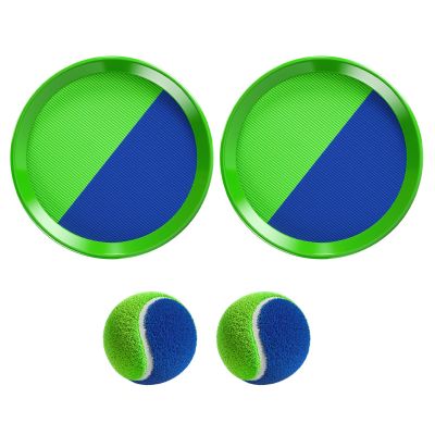 TEMI Outdoor Toys Gifts for 3-8 Year Old Kids, Toss and Catch Ball Set with 2 Paddles 2 Balls, Beach Toys Yard Games for Boys Girls