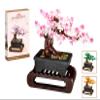 Cherry Blossom Tree Building Sets,Le-go Bonsai Tree Sets for Adults,3 in 1 Botanical Collection DIY Plant,Gift for Home Decor and Office Art view 1