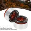 2Pcs 1.9 Inch Beadlock Wheels Crawler Wheel Hub RC Aluminium Alloy Crawler Car Rims with Socket Spanner for Crawler(Gold) view 4