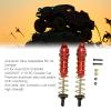 2Pcs RC Shock Absorber, 115mm / 4.5in Oil Pressure Adjustable Assembled RC Damper Set with Springs for Axial SCX10 90046 AXI03007 1/10 RC Crawler Car(Red) view 3
