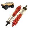 2Pcs RC Shock Absorber, 115mm / 4.5in Oil Pressure Adjustable Assembled RC Damper Set with Springs for Axial SCX10 90046 AXI03007 1/10 RC Crawler Car(Red) view 4