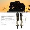 2Pcs RC Shock Absorber, 115mm / 4.5in Oil Pressure Adjustable Assembled RC Damper Set with Springs for Axial SCX10 90046 AXI03007 1/10 RC Crawler Car(Black) view 3
