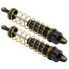 2Pcs RC Shock Absorber, 115mm / 4.5in Oil Pressure Adjustable Assembled RC Damper Set with Springs for Axial SCX10 90046 AXI03007 1/10 RC Crawler Car(Black) view 4