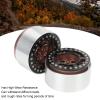 2Pcs 1.9 Inch Beadlock Wheels Crawler Wheel Hub RC Aluminium Alloy Crawler Car Rims with Socket Spanner for Crawler(Bronze) view 4
