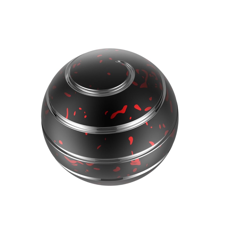 Apqdw Fidget Toys Adults, 1.54'' Kinetic Desk Toys, Party Favors Toys for Kids 8-12, Fidget Toys for Kids, Stocking Stuffers (39MM, Black Red)