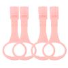 VANZACK 4 Pcs Baby Pull up Rings Baby Playpen Pull up Rings Baby Bed Stand Walking Exercises Assistant - Crib for Infant Toddler view 1