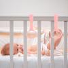VANZACK 4 Pcs Baby Pull up Rings Baby Playpen Pull up Rings Baby Bed Stand Walking Exercises Assistant - Crib for Infant Toddler view 3