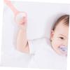 Kisangel Baby Pull up Rings 4Pcs Lightweight Foam Safety Rings Toddler Walking Assist for Crib Playpen Nursery Handheld Stand Support view 3