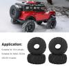 4PCS 1.0in Wheel Rubber Tires Anti Slip Better Grip RC Rubber Tyre for AXIAL SCX24 1/24 RC Crawler view 2