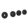 4PCS 1.0in Wheel Rubber Tires Anti Slip Better Grip RC Rubber Tyre for AXIAL SCX24 1/24 RC Crawler view 3