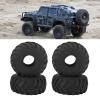 4PCS 1.0in Wheel Rubber Tires Anti Slip Better Grip RC Rubber Tyre for AXIAL SCX24 1/24 RC Crawler view 4
