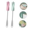 2pcs -Handle Bottle Brush Ergonomic Pacifier Cleaner Lightweight Portable Safe Materials for Bottle Cleaning Design view 3