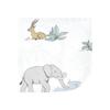 Hudson Baby Unisex Baby Flannel Cotton Washcloths 10-Pack, Boy Safari World, One Size view 3