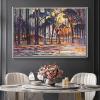 DIY Oil Painting Kit,Woods Near Oele Painting by Piet Mondrian Paint by Numbers Kit for Kids and Adults view 3