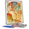 DIY Oil Painting Kit,The Slav Epic Painting by Alphonse Mucha Paint by Numbers Kit for Kids and Adults view 1