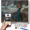 DIY Oil Painting Kit,Miranda Painting by John William Waterhouse Paint by Numbers Kit for Kids and Adults view 1