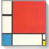 DIY Oil Painting Kit,Composition with Red Blue and Yellow Painting by Piet Mondrian Paint by Numbers Kit for Kids and Adults view 1