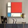 DIY Oil Painting Kit,Composition with Red Blue and Yellow Painting by Piet Mondrian Paint by Numbers Kit for Kids and Adults view 3