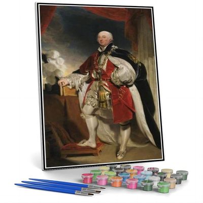 DIY Oil Painting Kit,John Jeffreys Pratt Painting by Thomas Lawrence Paint by Numbers Kit for Kids and Adults