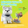 HCdoujoy Husky Walking Dog Barking Toy, Musical Singing Dancing Volume Control Interactive Puppy Walk Along with Leash, Wagging Tail Shaking Head, Robot Plush Stuffed Animal Puppy for Kid view 4