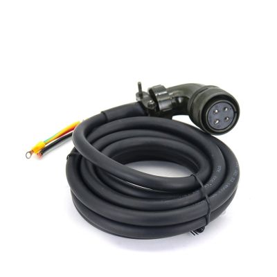 Artemisia Servo Motor Absolute Value Encoder Cable JZSP-CVP07-03-E Power Cable JZSP-UVA102-05-E for Yaskawa SGMGH GV 7G (Color : Power Cable, Size : 8M)