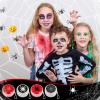 Liliful 24 Pcs Spider Party Favors LED Lighted Yo Yo Bulk for Kids Beginner Plastic Responsive Ball Spider Theme Birthday Party Supplies Goodies Bag Filler (Red,Black) view 4