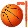 Capoda Basketball Piata Bundle with Blindfold Bat 13 x 13 x 3 Inch Basketball Theme Party Supplies for Adults Sports Birthday Gifts Party Decorations