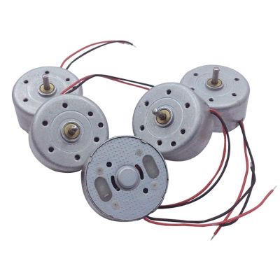 GTPBAO Power Science 5PCS 300 Micro Motor, Small Size with Low Speed Low Noise and High Torque 300 Mini Micro Motor, for DIY Hobby, Engine Projects