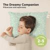 KeaBabies 2-Pack Toddler Pillows 2 Year Old to 5-13x18 Soft Organic Cotton Kids Pillow for Sleeping, Travel, School, Daycare, Nap, Toddler Bed, Machine Washable, Without Pillowcase (DinoLand) view 2