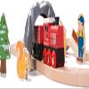 Giant bean 36PCS Forest Wooden Train Set Toy for Toddler Kids, Expandable Changeable Wooden Train Track for Boys & Girls 3-7, Christmas Birthday Gift, fits for Brio,Thomas, Melissa and Doug view 4