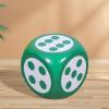 Almencla Foam Dice, D6 Board Game, Learning Math Teaching, Educational Toys, Dice Cubes Block, 12inch for Boys Girls, Teacher Classroom Kids Children, Green view 2