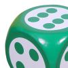 Almencla Foam Dice, D6 Board Game, Learning Math Teaching, Educational Toys, Dice Cubes Block, 12inch for Boys Girls, Teacher Classroom Kids Children, Green view 4