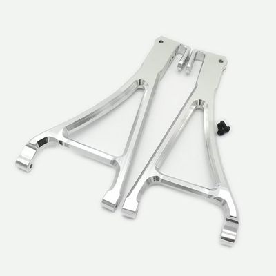 Aluminum Front Lower Suspension Arms Left and Right Silver for Traxxas 1/10 E REVO Summit 5331 5332