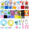 Miunana 36 PCS Boy Doll Travel Outfits for 4-6 Inch Doll Include 20 PCS Top and Pants for 5.3 Inch Clothes and Accessories with 14 Dollhouse Furniture and 2 Pairs of Boy Doll Shoes view 1