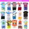 Miunana 36 PCS Boy Doll Travel Outfits for 4-6 Inch Doll Include 20 PCS Top and Pants for 5.3 Inch Clothes and Accessories with 14 Dollhouse Furniture and 2 Pairs of Boy Doll Shoes view 2