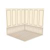 Amagogo 1/12 Backdrop Show Diorama Simulation Parking Background, Storage Showcase Vehicle Model Diorama for Vehicle Scene Toy, Style A view 1