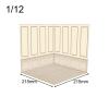 Amagogo 1/12 Backdrop Show Diorama Simulation Parking Background, Storage Showcase Vehicle Model Diorama for Vehicle Scene Toy, Style A view 3