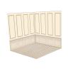 Amagogo 1/12 Backdrop Show Diorama Simulation Parking Background, Storage Showcase Vehicle Model Diorama for Vehicle Scene Toy, Style A view 4