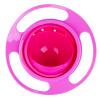 Berry President Magic Bowl 360 Degree Rotation Spill Resistant Gyro Bowl with Lid For Toddler Baby Kids Childre (Pink) view 1
