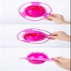 Berry President Magic Bowl 360 Degree Rotation Spill Resistant Gyro Bowl with Lid For Toddler Baby Kids Childre (Pink) view 2
