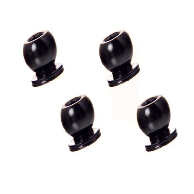 6mm Aluminum Balls Black (4pcs): MTC2R/MTC3 / Mugen Seiki / A2817