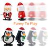 Gawertoy 8 Pack Christmas Wind Up Toys, Assorted Clockwork Toys Christmas Wind-Up Toys Assortments Mini Jumping Walking Toys Goody Bag Fillers Christmas Party Favors for Kids Boys and Girls (#C) view 2